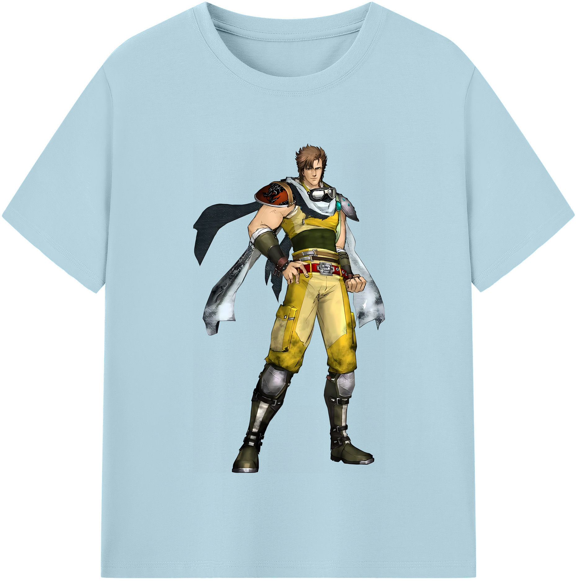 （画像用） 北斗の拳 Fist of the North Star 綿100％半袖Tシャツ（フロントプリント）